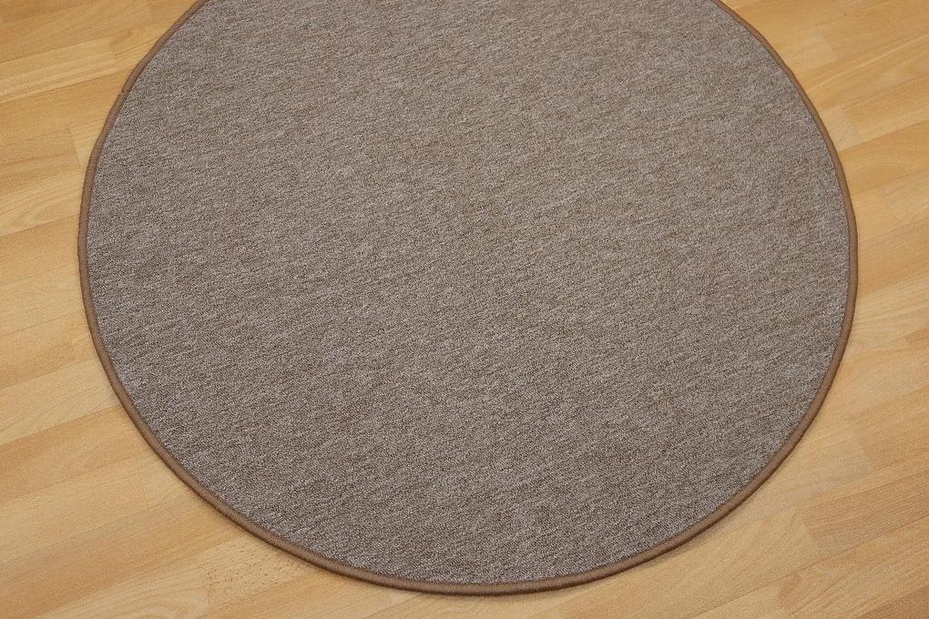 Vopi koberce Kusový koberec Astra béžová kruh - 400x400 (priemer) kruh cm