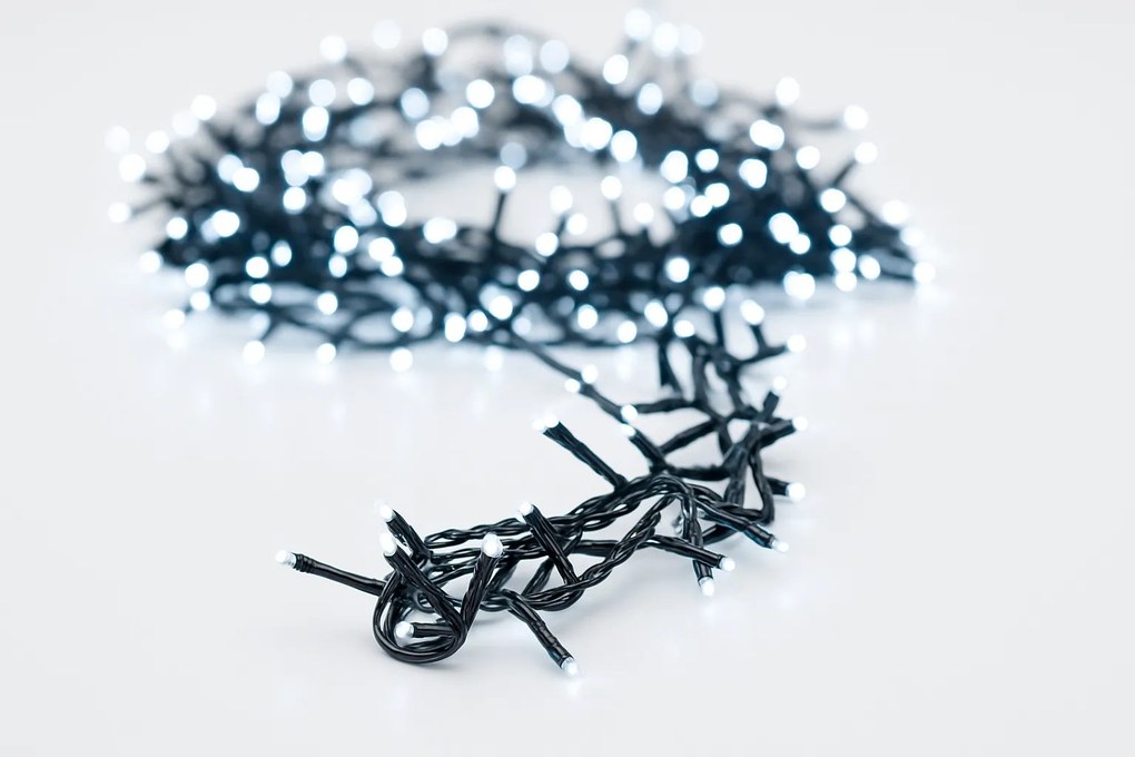 Vianočné svetielka vnútorné studená biela 100 LED