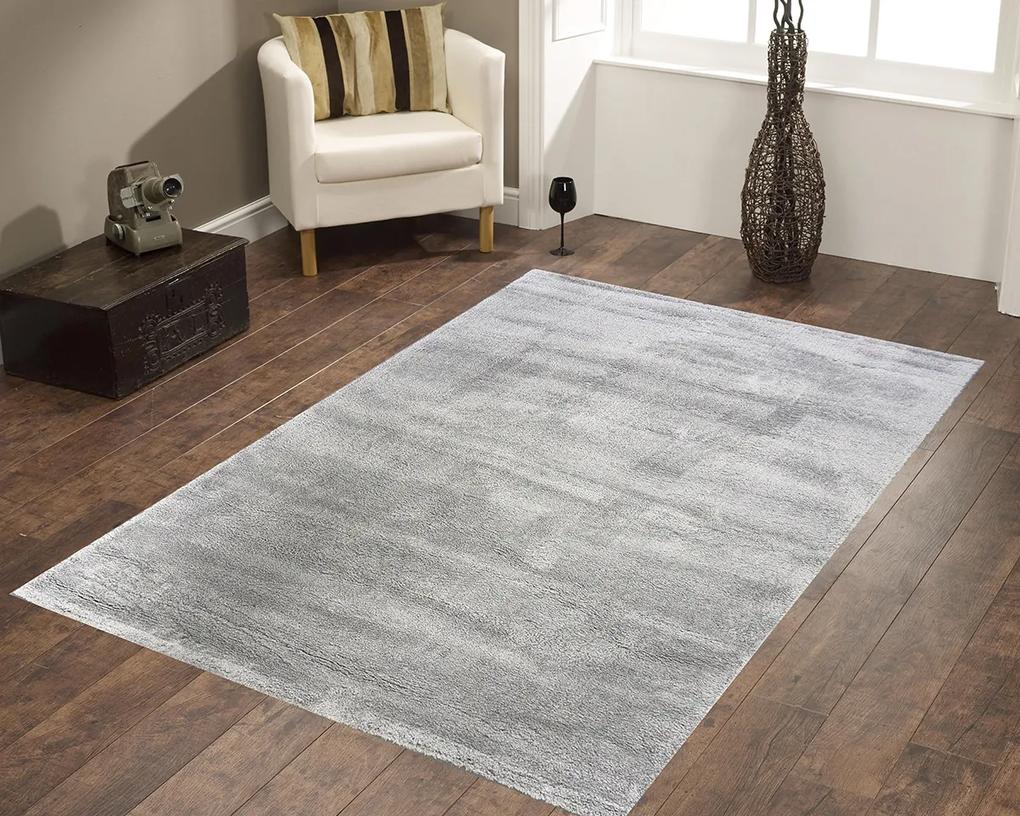 Berfin Dywany Kusový koberec MICROSOFT 8301 Light grey - 200x290 cm