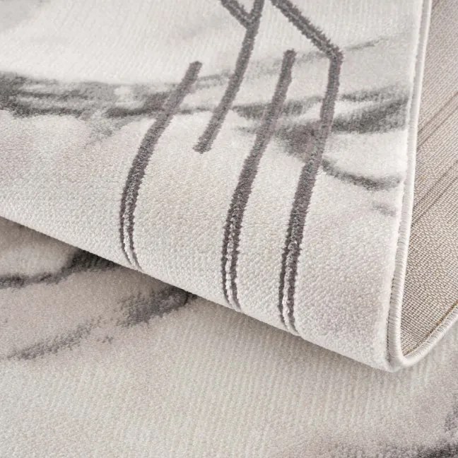 Koberec Noa 9297 sivý kruh