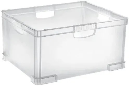 CURVER Úložný box, rovná plastová bednička, stohovateľný AURORA - 53 x 43 x 27cm (51L)