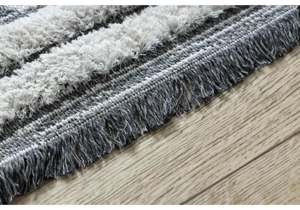 Kusový koberec Claris sivý 136x190cm