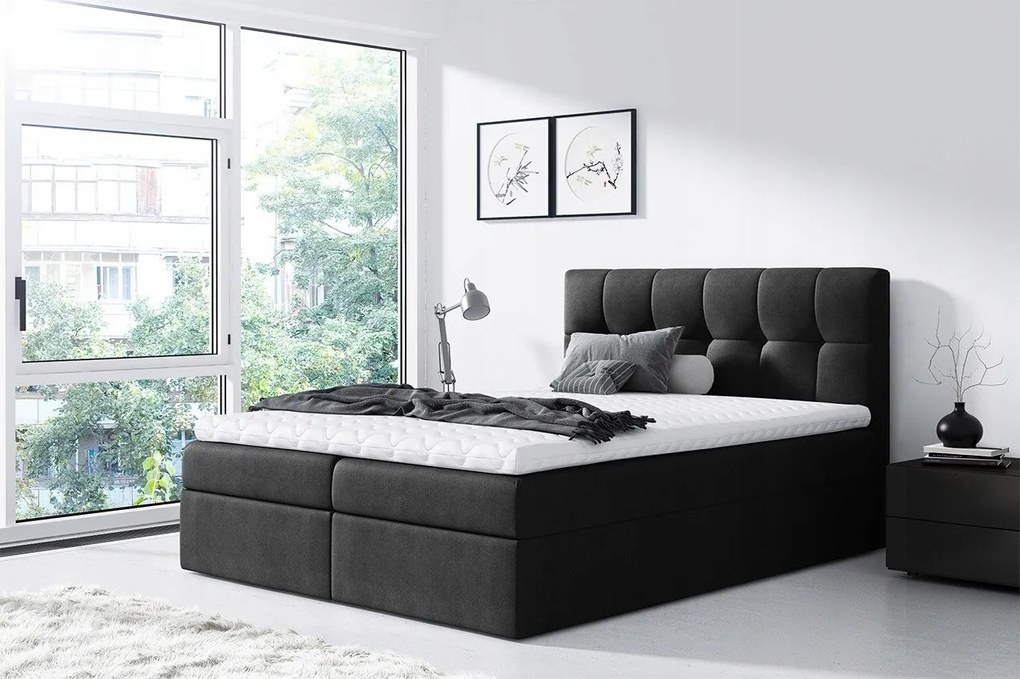 Manželská posteľ Boxspring Maddox (180x200) (Rico 13)
