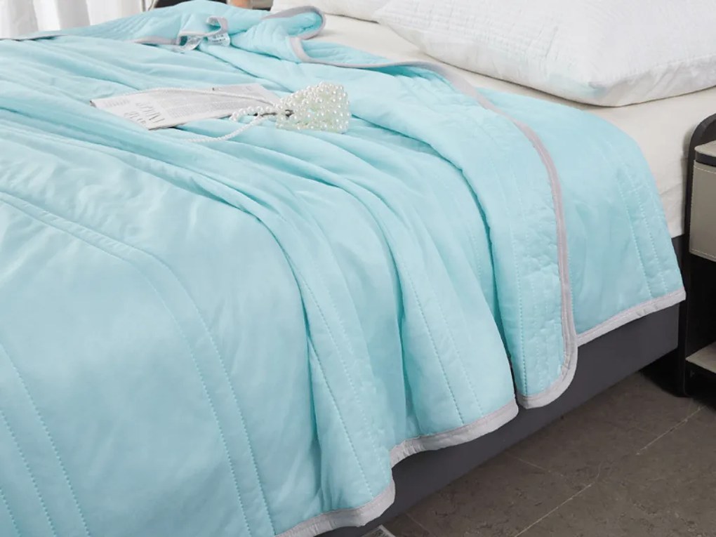 Chladiaca letná prikrývka CELIA, mentolová Rozmer: 160 x 200 cm