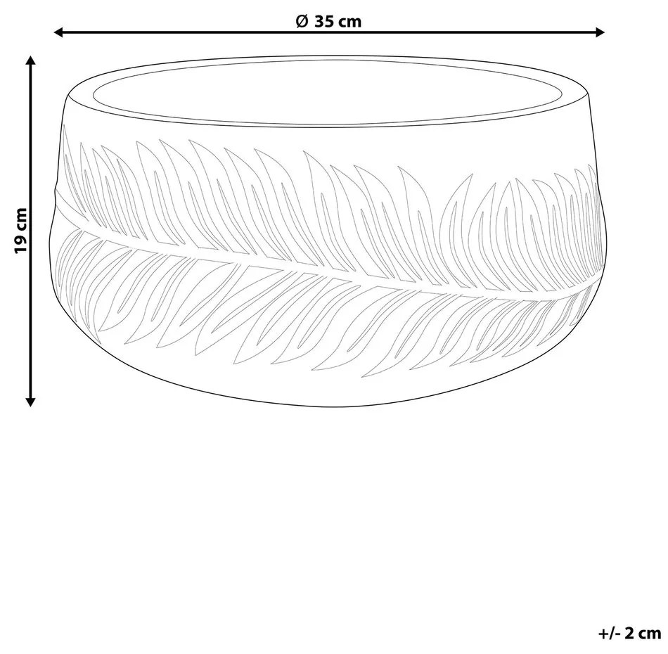Kvetináč 19 cm Fiero (biela). Vlastná spoľahlivá doprava až k Vám domov. 1075119