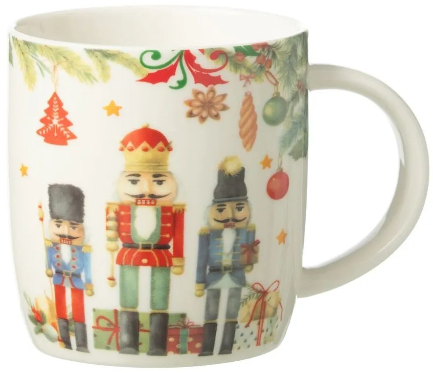 Vianočný hrnček s Luskáčikmi Chris Nuts v darčekovej krabičke - 12*8*9 cm / 350ml