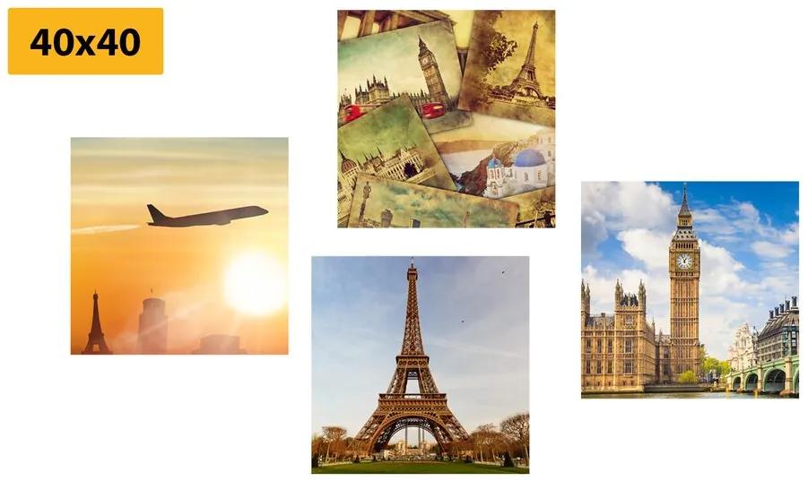 Set obrazov história veľkolepých miest