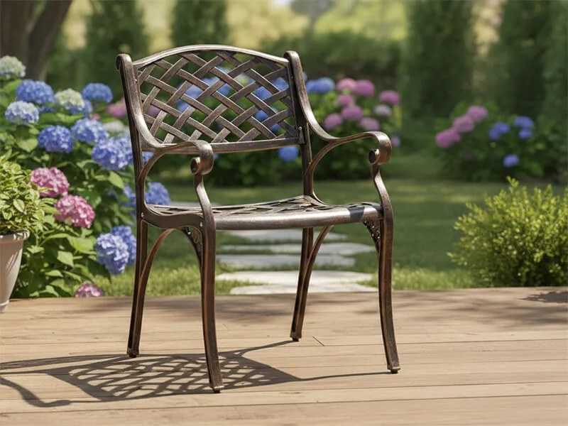 CH Záhradná hliníková stolička Mondrich