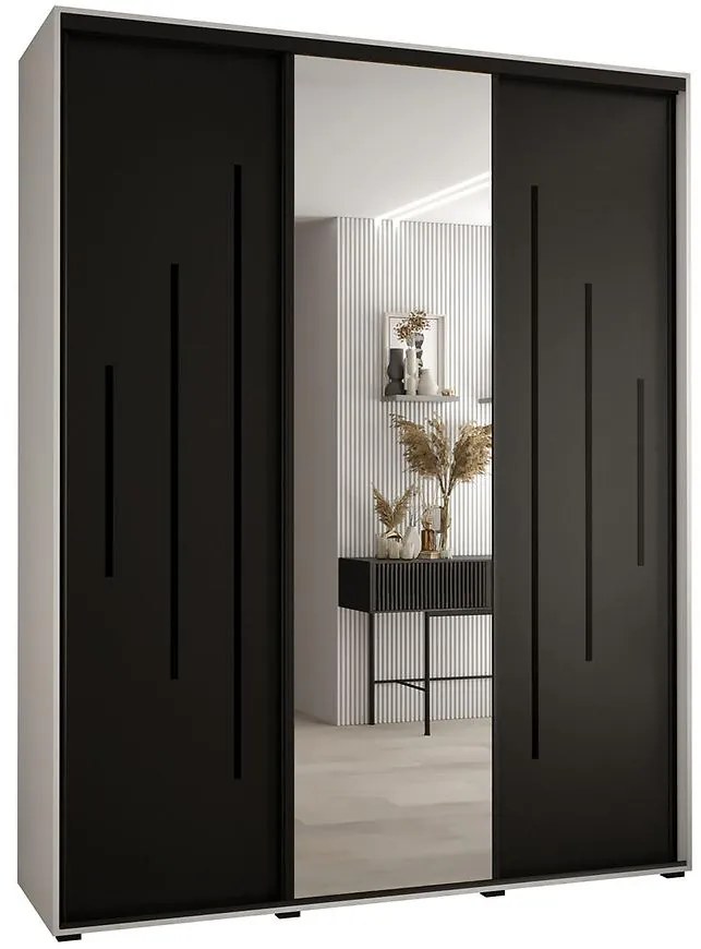 Skriňa 45 Canaris 13 200 biela/čierna/čierna