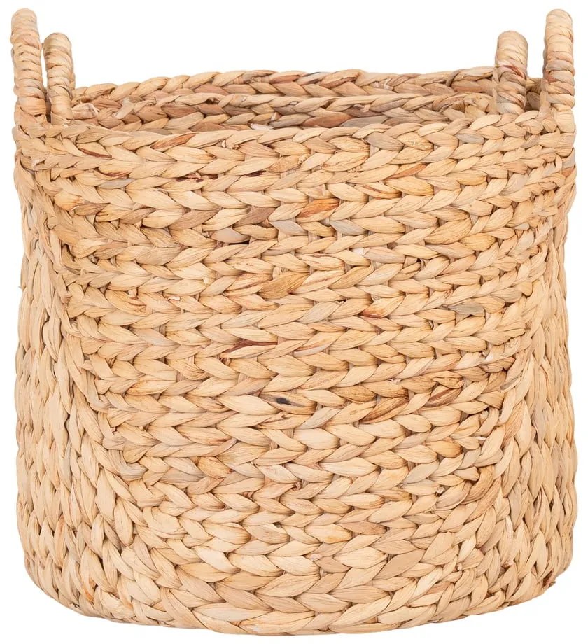 Košíky v súprave 2 ks z vodného hyacintu ø 35x37 cm Passo – House Nordic