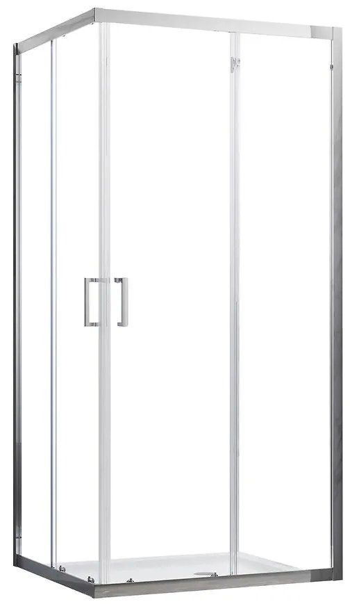 Sprchový kút štvorcový Mika 90x90x190 chróm