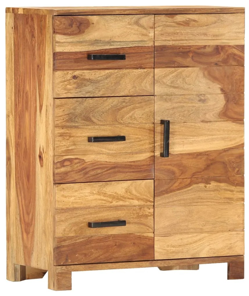 vidaXL Komoda 58x30x75 cm sheeshamový masív