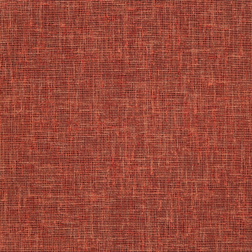 ZÁVES NA KRÚŽKOCH ANGELICA 140X250 CM TEHLOVÁ