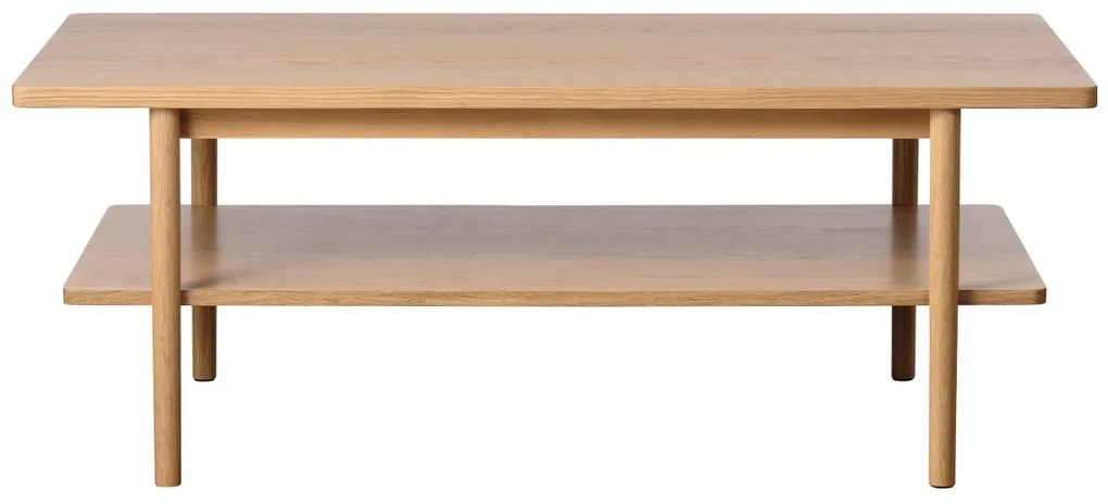 Dizajnový konferenčný stolík Zayleigh 120 cm vzor dub