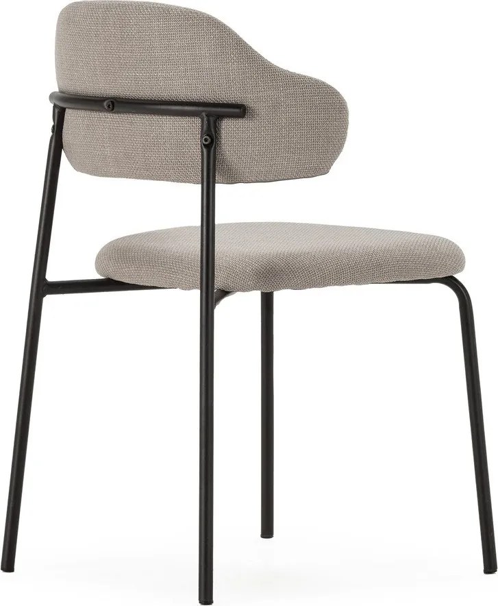 Svetlosivé jedálenské stoličky v súprave 4 ks Adriel – Marckeric