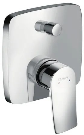 Hansgrohe Metris sprchová a vaňová batéria bez podomietkového telesa chróm 31454000