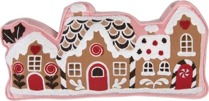 Vianočný vankúš v tvare perníkových chĺpok - 50*4*25 cm