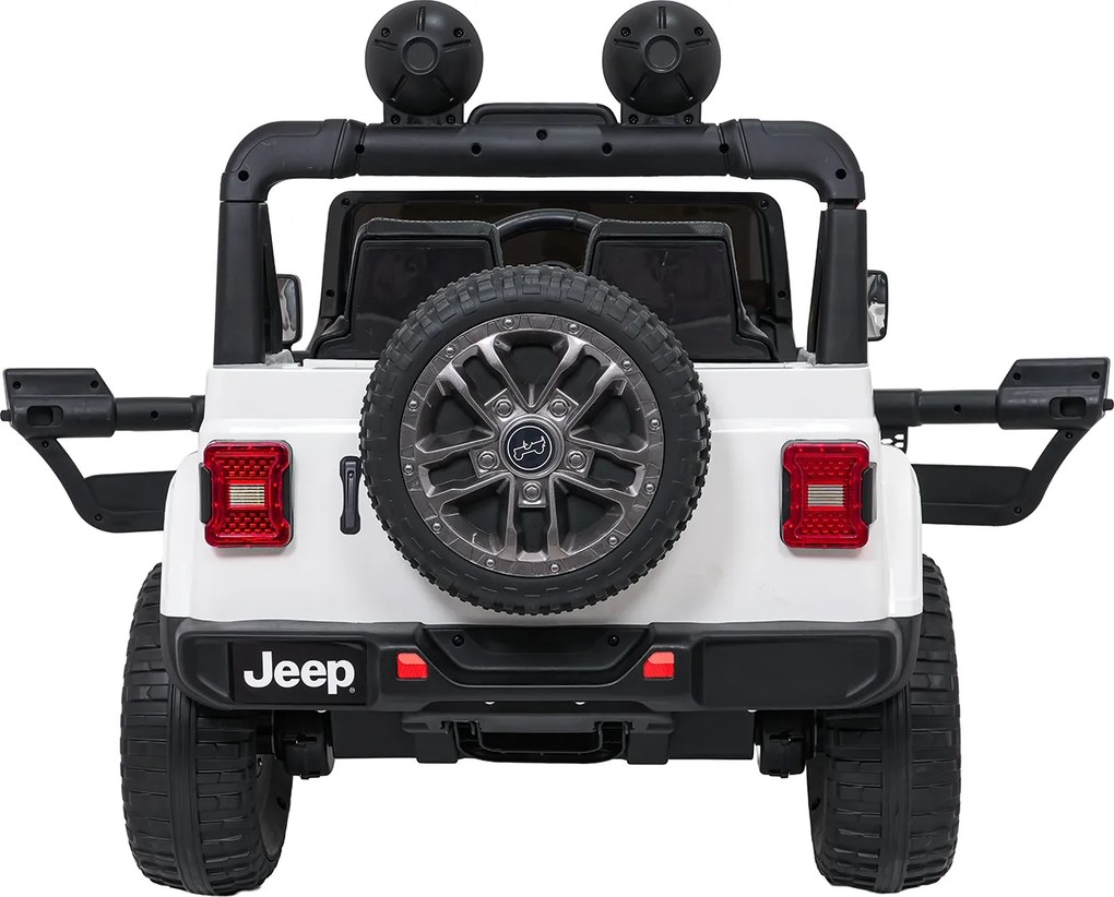 Ramiz Jeep Wrangler Rubicon LIFT elektrické autíčko pre deti biele
