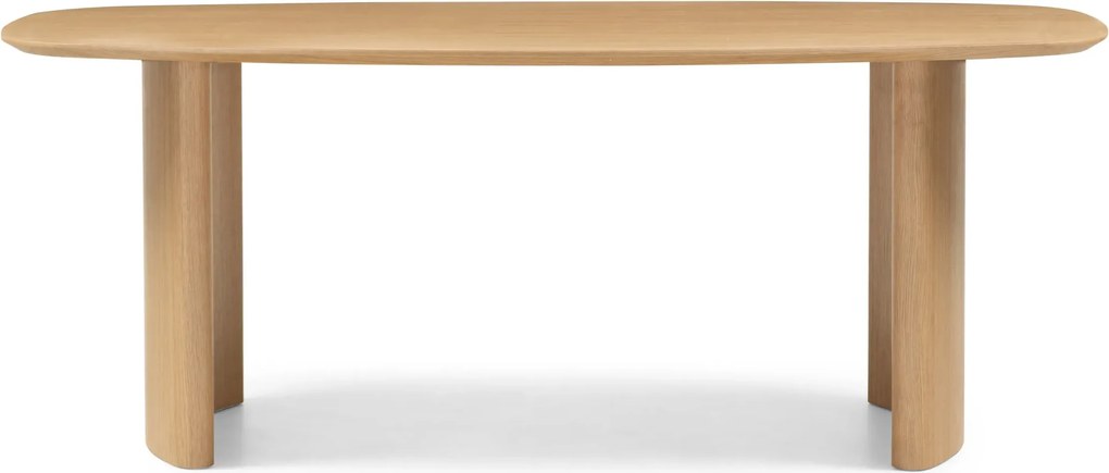 Oválný jídelní stůl Oriento 200 cm dub přírodní