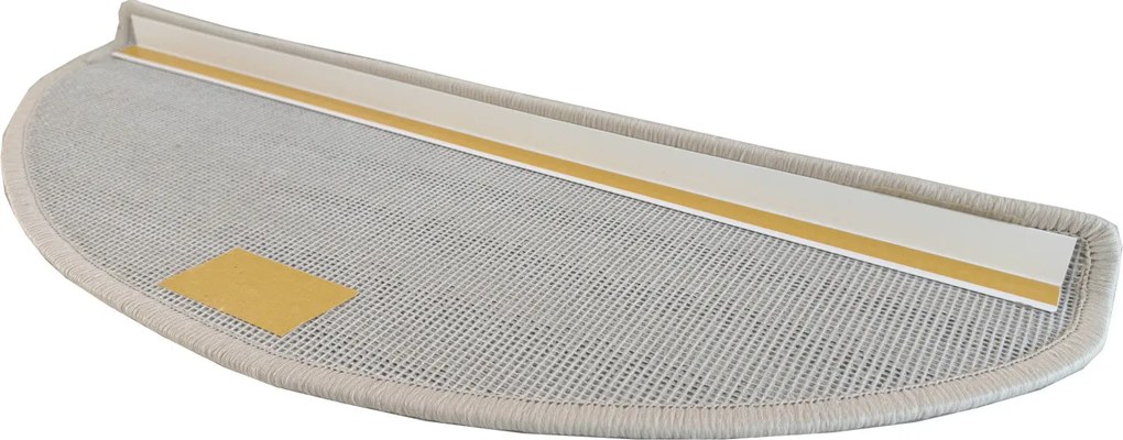 Nášľapy na schody Laguna krémová polkruh, samolepiaca - 24x65 polkruh (rozmer vrátane ohybu) Vopi