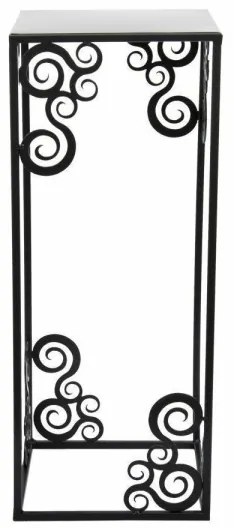 Stojan na kvety 60x24 cm čierna