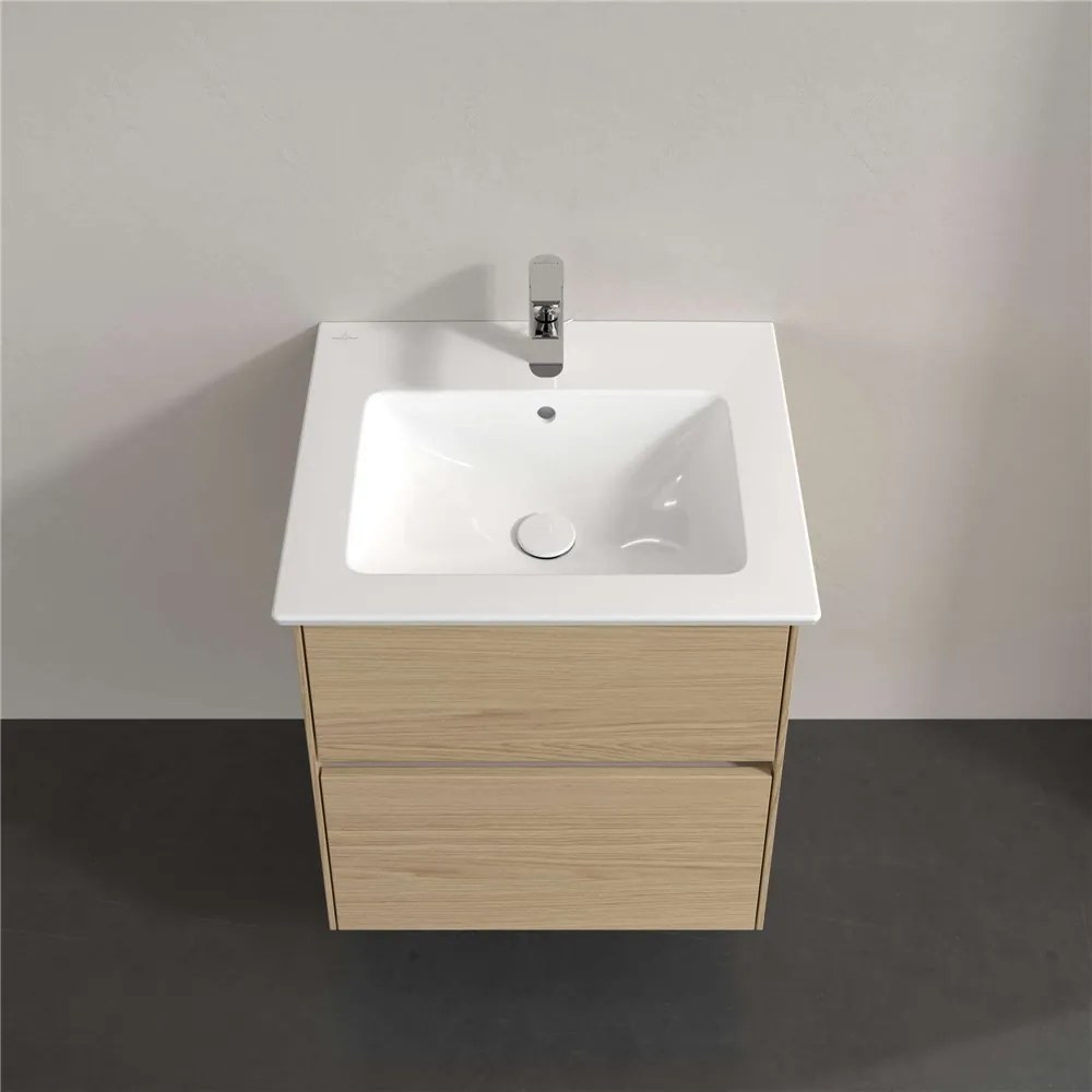 VILLEROY &amp; BOCH Collaro závesná skrinka pod umývadlo, 2 zásuvky, 561 x 480 x 610 mm, Nordic Oak, C14200VJ