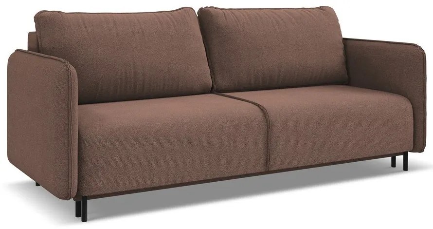 Ružová rozkladacia/s úložným priestorom pohovka 226 cm Luana – Makamii