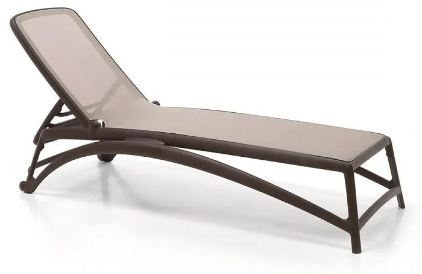 ATLANTICO záhradné lehátko bianco/bianco