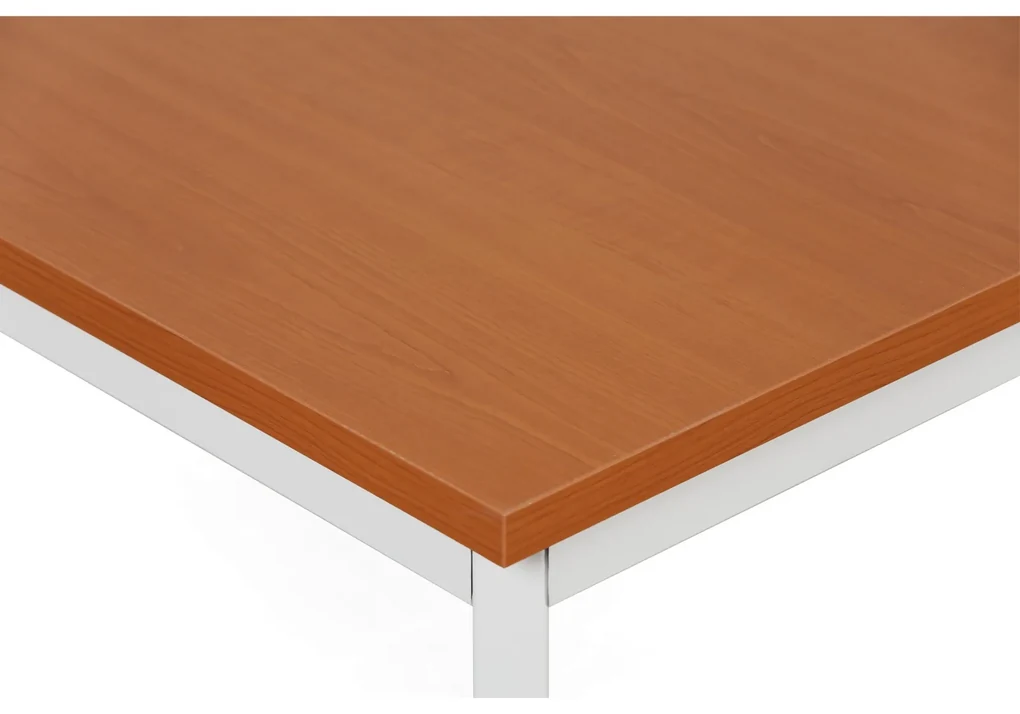 Jedálenský stôl TRIVIA, sivá podnož, 1200 x 800 mm, čerešňa