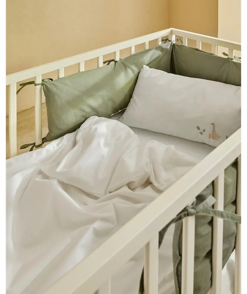 Biele detské obliečky do postieľky z bavlneného perkálu 70x140 cm Milu – Kave Home
