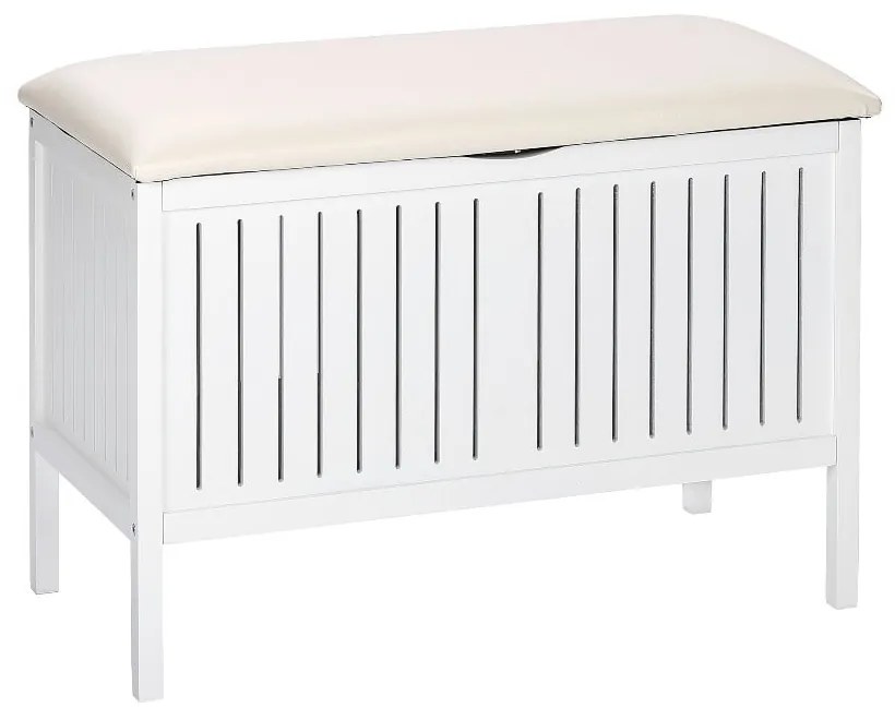 Biela úložná lavica Wenko Oslo