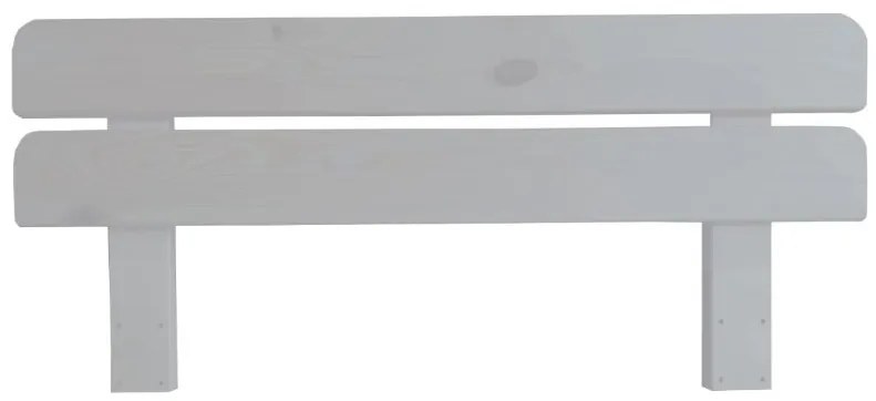 Detská poschodová posteľ z masívu borovice HONZA - 200x90 cm - šedá