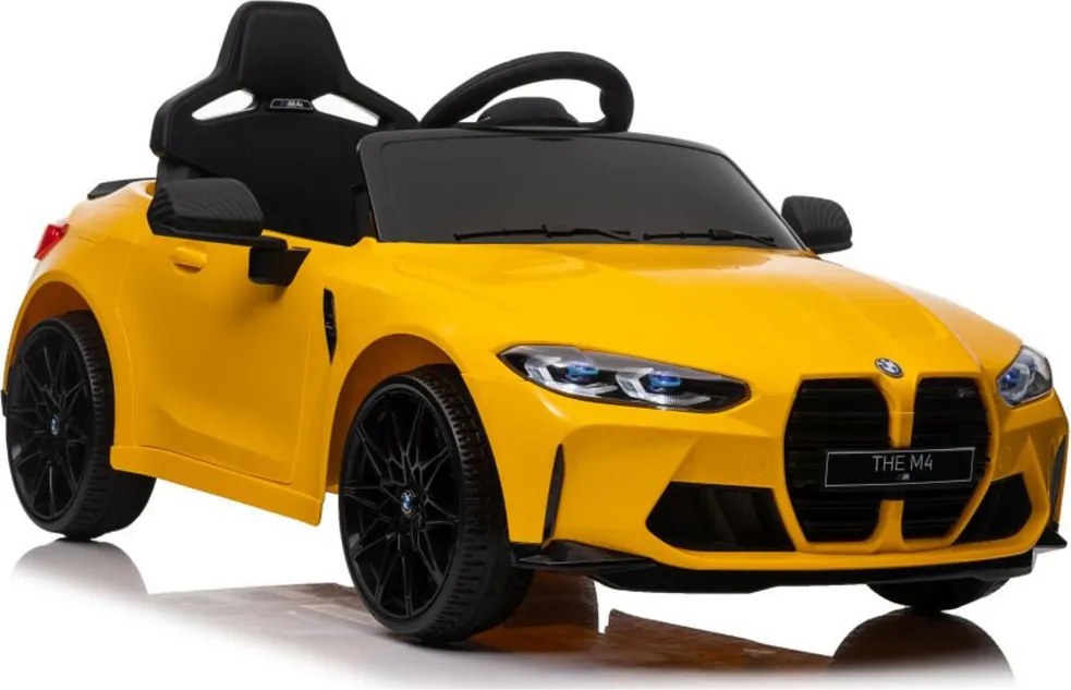 LEAN CARS BMW M4 na akumulátor, žlté