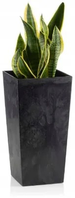 Kvetináč Porto 57x29 cm čierny betón