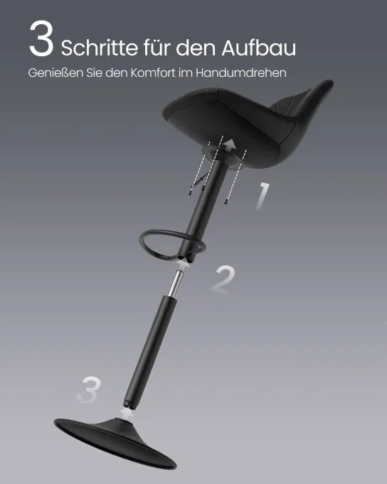 Set dvoch barových stoličiek LJB181BH01 (2ks)