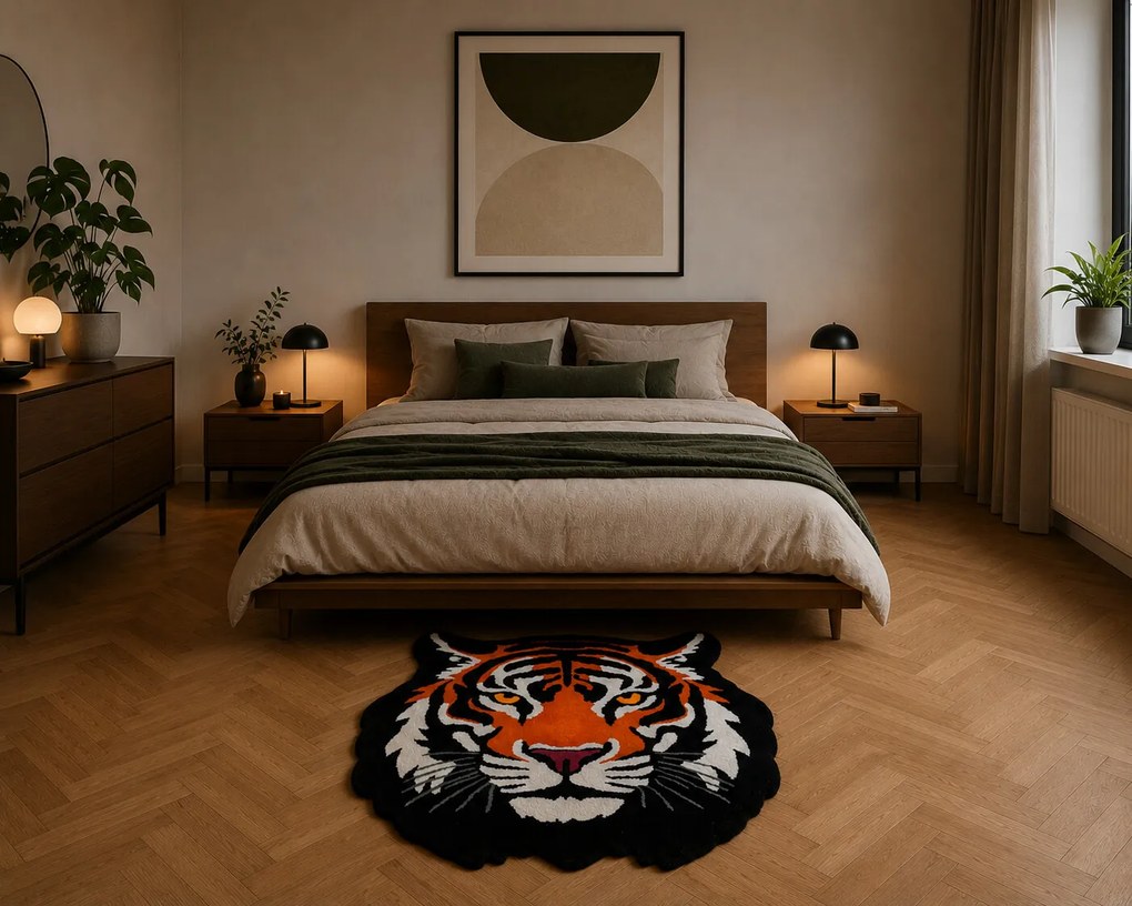 U.Rug koberce, Kusový koberec U.Rug Tiger, 100x100, viacfarebná, detská izba