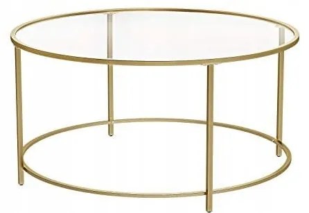 Sklenený okrúhly konferenčný stolík LGT21G