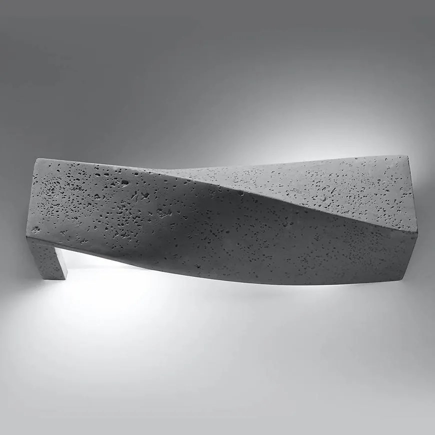 Nástenná lampa Tretten betón