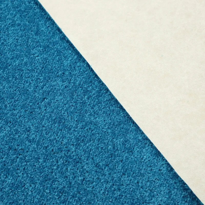 AKCIA: 300x400 cm Kusový koberec Eton tyrkys - obšitý zo všetkých strán, šíře, modrá, filc, kancelária, AladinWorld Expres