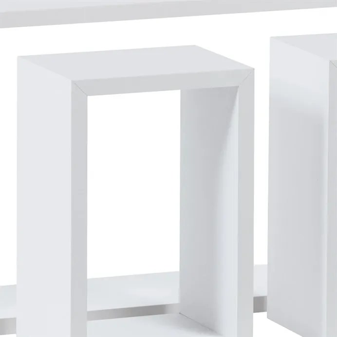 BONTEC Polička, mdf, čierna, P-009 BK Farba: Biela