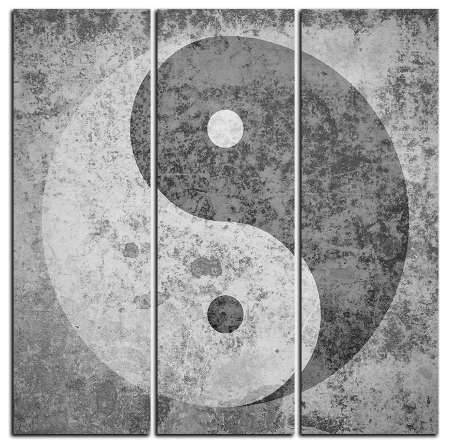 Obraz na plátne - Jin a jang symbol - štvorec 3170QB (75x75 cm)