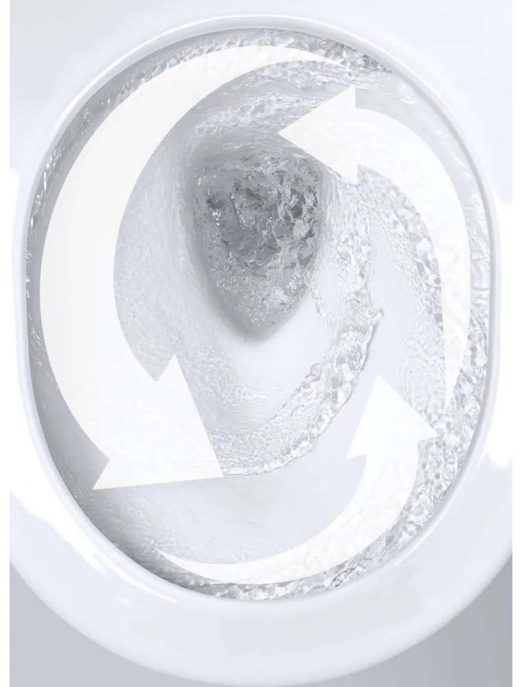 GROHE Euro Ceramic kompaktné závesné WC Rimless s hlbokým splachovaním, Triple Vortex, 374 x 490 mm, alpská biela, 39206000