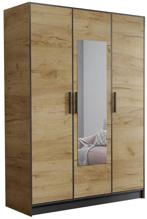 Skriňa Roj 3D 157 craft zlatý