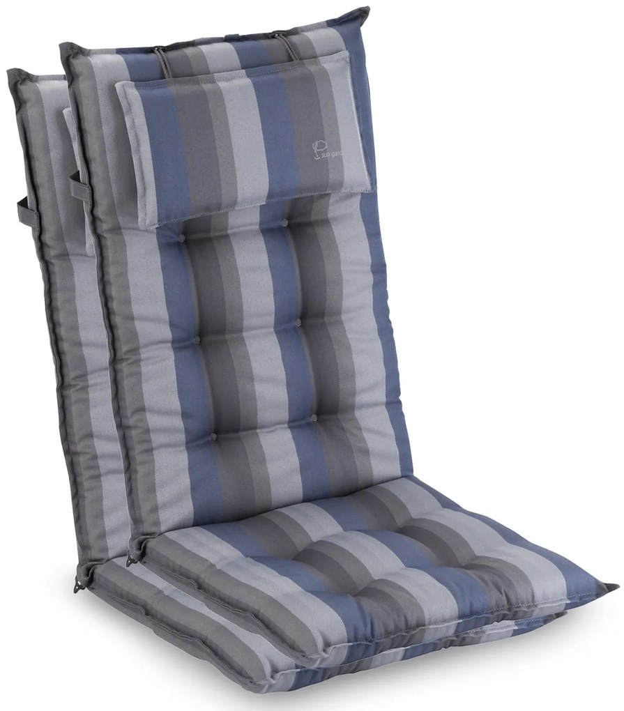 Blumfeldt Sylt, poduška s vysokou zadnou časťou, na vyššie polohovacie kreslo, vankúš, polyester, 50 x 120 x 9 cm, 2 x poduška