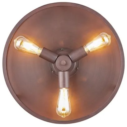 FANAWAY 212925 - LED Stropný ventilátor CLASSIC 3xE27/4W/230V hnedá + DO