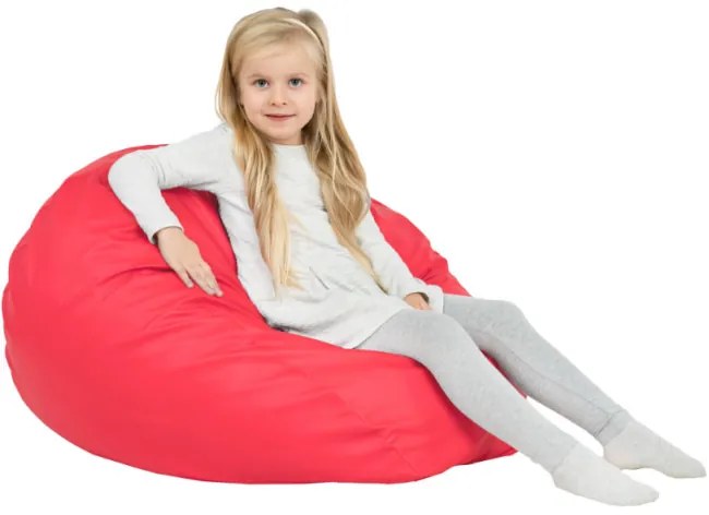 Sedací vak SAKO ružový ekokoža