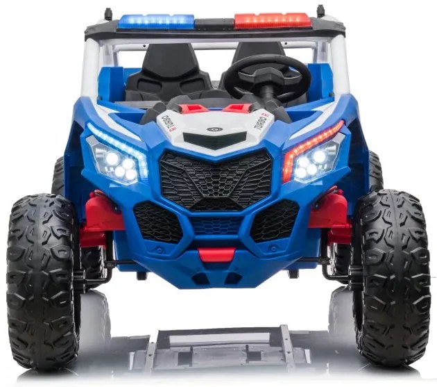 LEAN CARS ELEKTRICKÉ AUTÍČKO BUGINA XB-2118 POLÍCIA - 4x4 - Modrá - 4x45W - BATÉRIA - 24V7Ah- 2024