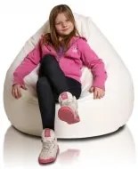 Sedací vak malá guľa biela TiaHome