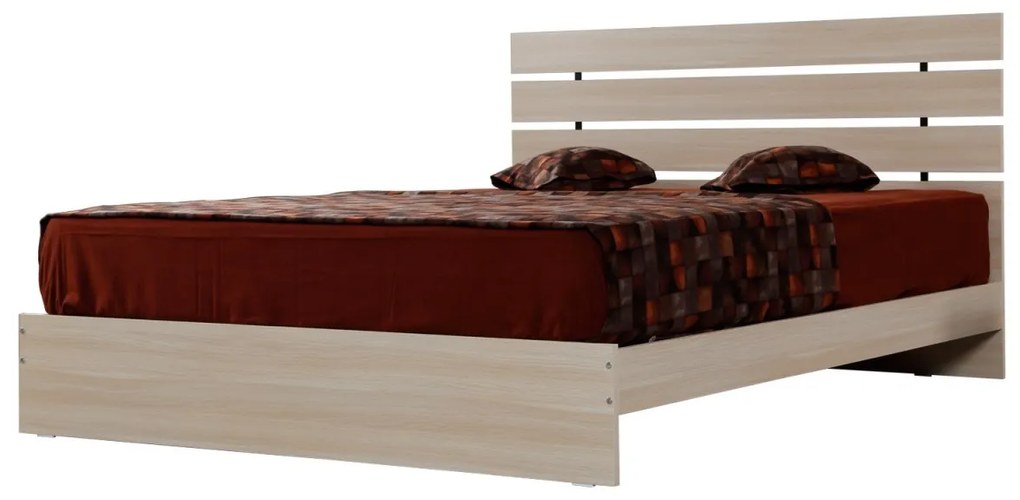 Posteľ Fuga manželská posteľ 140x190 cm prírodný dub