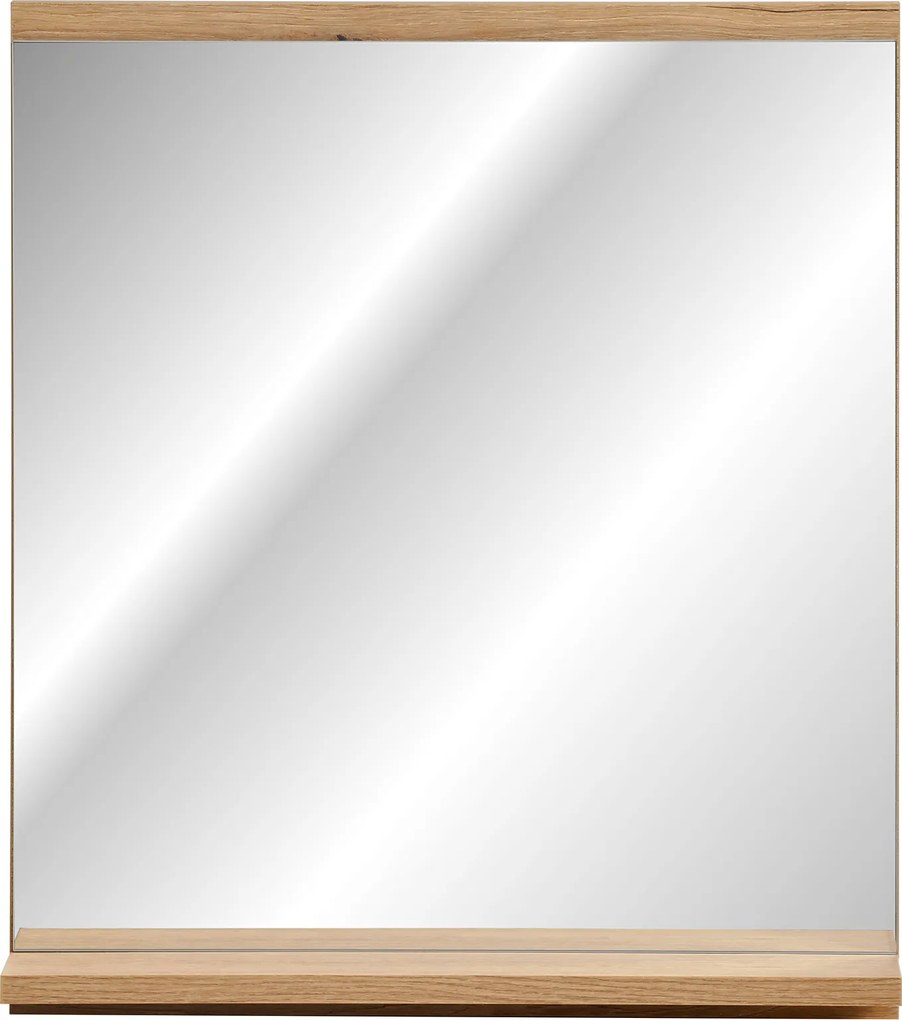 Comad Závesné zrkadlo bez osvetlenia Nova Oak 50x57 cm